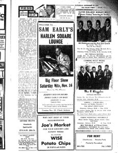 SAM EARLY - HARLEM SQUARE